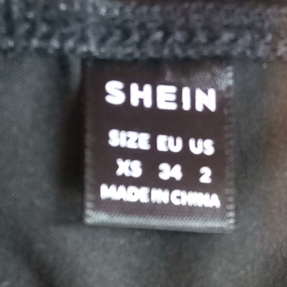 🛍️ BUNDLE ONLY 🛍️SHEIN Black Faux Leather Dress - Picture 6 of 7